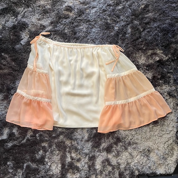 💖NWT💖 High Tide Peasant Top Antique White 1 State - Picture 2 of 5